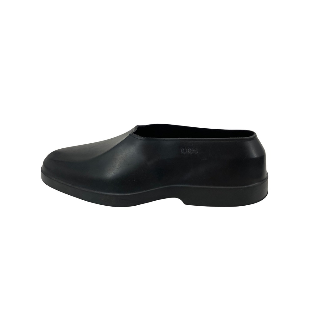 Totes Overshoes Men XL Black Excellent Natural Rubber Rain Shoe Protectors USA